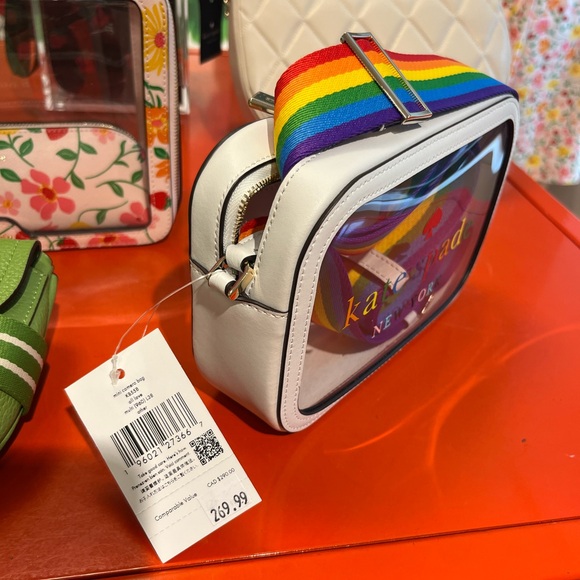 ♠️Kate Spade Pride All Love Mini Camera Crossbody Bag NWT - Picture 7 of 9